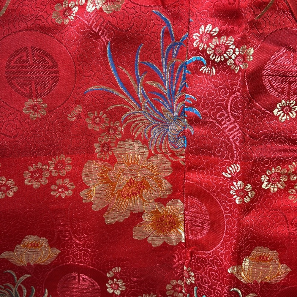 Asian Shanghai Story Chinese oriental traditional long dress women size medium - Picture 7 of 8